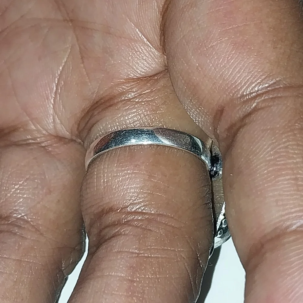 Vintage Elegant 925 Silver and Turquoise Ring Sz 7